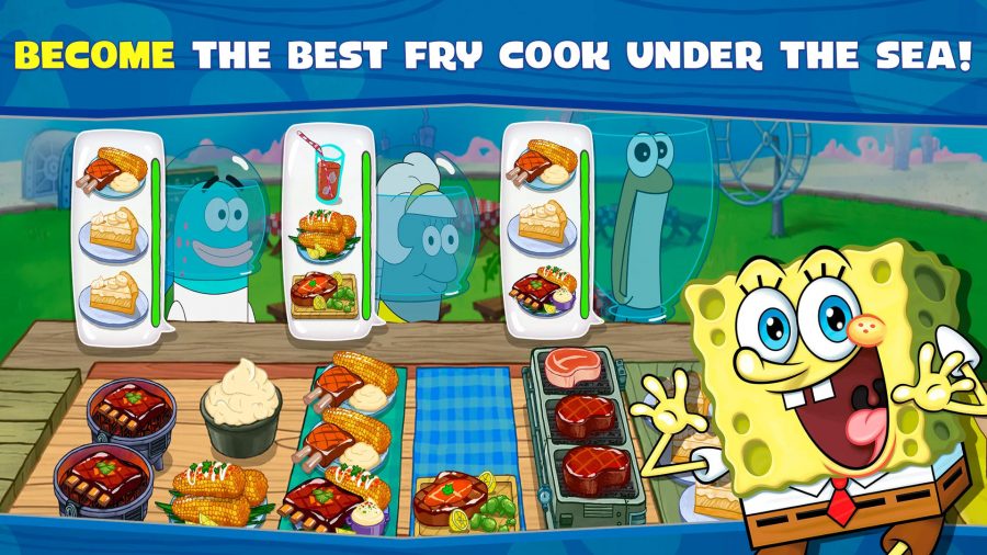 料理ゲーム;  SpongebobKrustyCook-offスクリーンショット