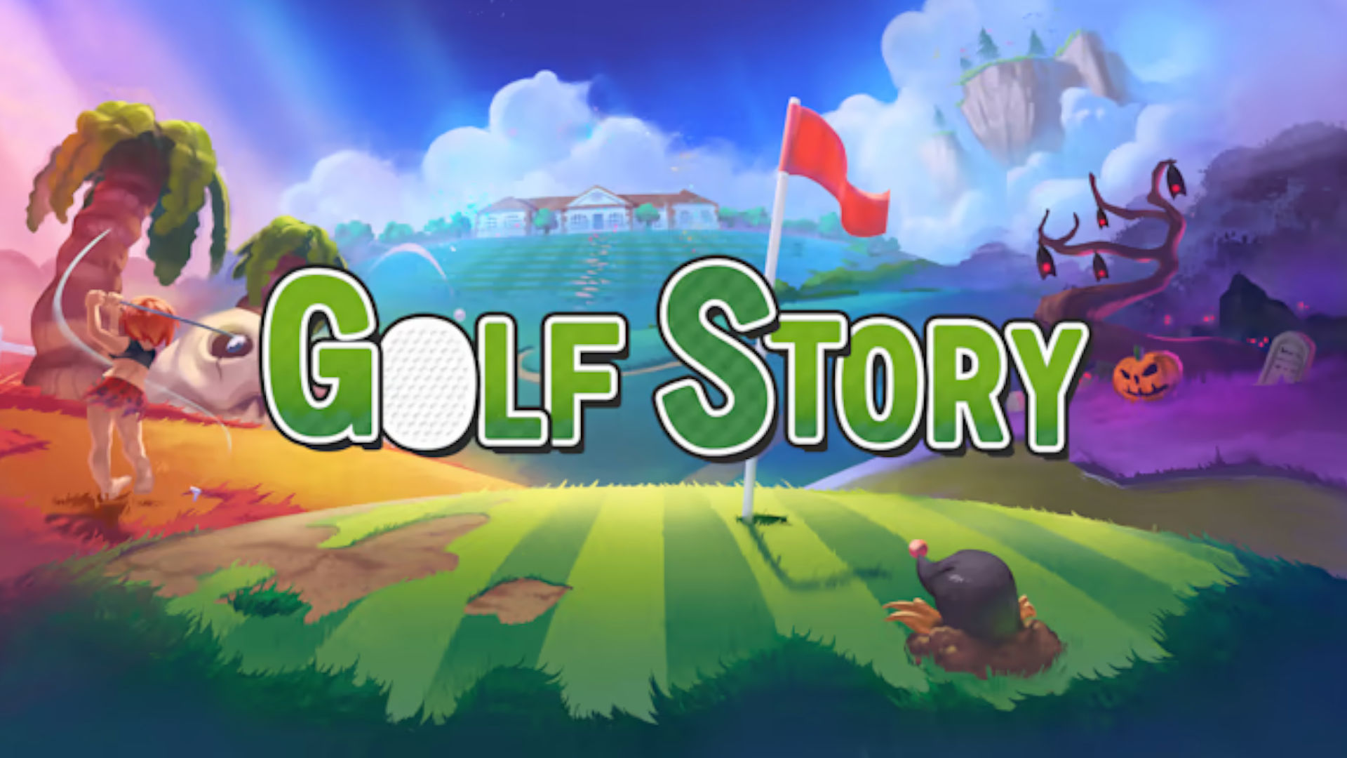 ブレイクアウトスイッチゴルフゲームの1つであるゴルフストーリーのカバーアート