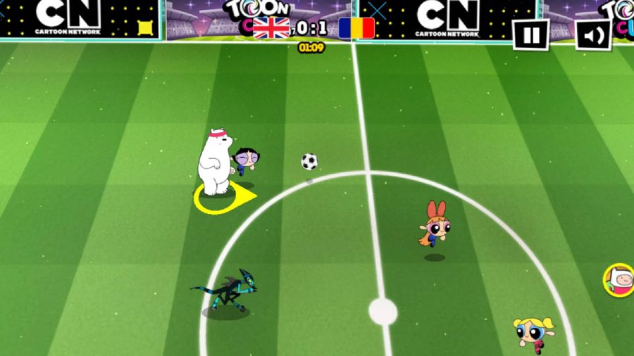 最高のカートゥーンネットワークゲーム：カートゥーンネットワークのキャラクターはサッカーのゲームをプレイします 