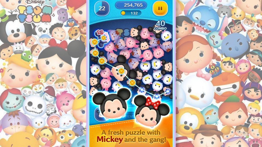 ミッキーマウスのゲーム;  DisneyTsumTsumのスクリーンショット