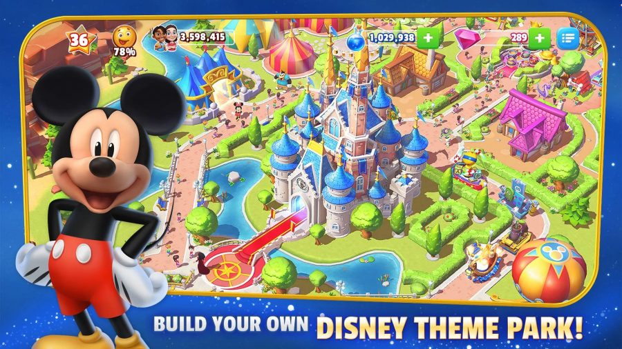 ミッキーマウスのゲーム; ディズニーマジックキングダムのスクリーンショット