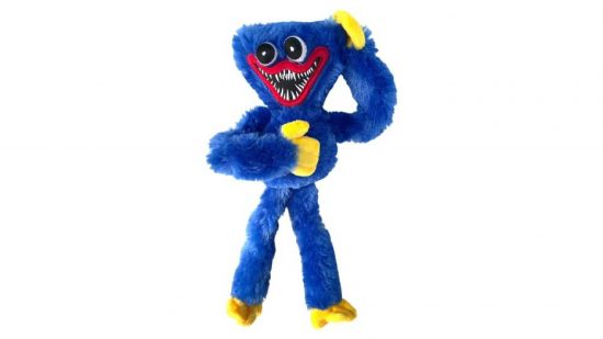 Poppy Playtime のおもちゃ: Huggy Wuggy の青いぬいぐるみが表示されます