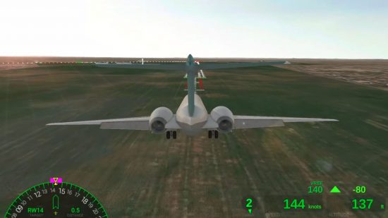 Airline Commander for plane games ガイドの着陸飛行機のスクリーンショット