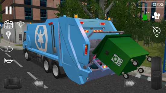 トラック ゲーム - ごみ収集車シミュレーター: かわいいごみ収集車