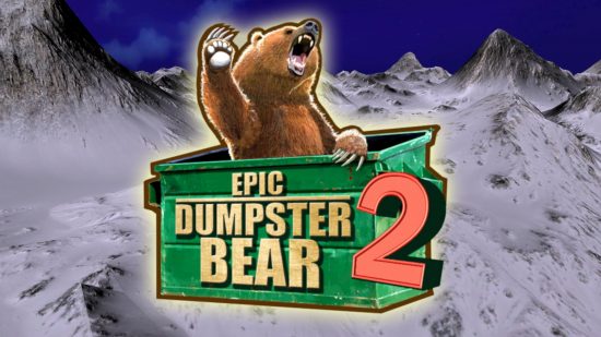 Bear games: Epic Dumpster Bear 2 のロゴ。