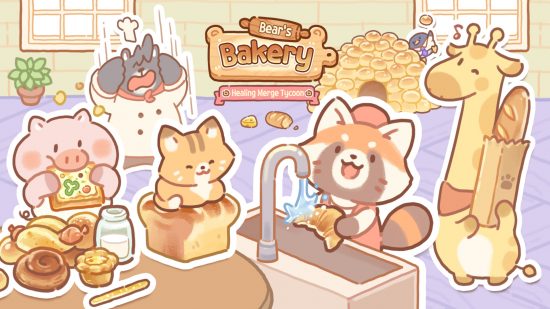 Bear games: Bear Bakery のカバー アート。