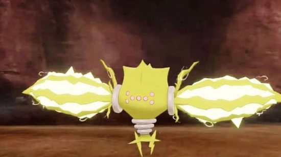 Pokémon GO レギエレキ: スクリーンショットは、戦闘中のポケモン レギエレキを示しています