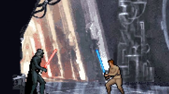 Star Wars: Apprentice of the Force での最初のダース ベイダーの戦いのスクリーンショット