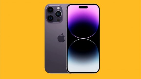 紫色の最高のAT&T電話iPhone 14 Pro Max