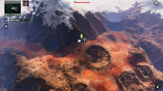 Ashfall プレビュー: オーバーワールド マップ上のイベントに近づいているプレイヤーのスクリーンショット