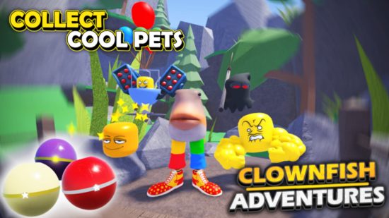 Clownfish Adventures は、多数のキャラクターを示すキーアートをコード化しています
