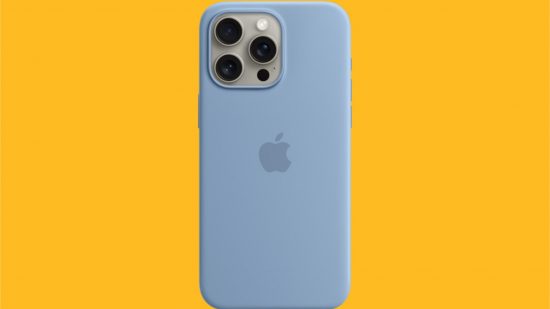 ベスト iPhone 15 Pro Max ケース - ブルーシリコン