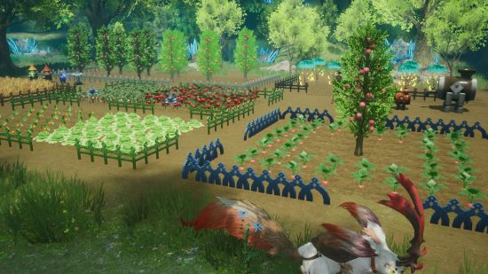 ファーム ゲーム Harvestella: 作物の畑