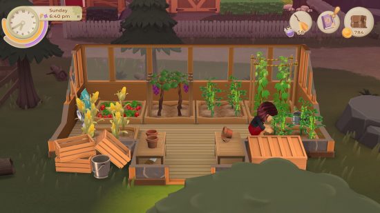 ファーム ゲーム Wylde Flowers: 温室の作物