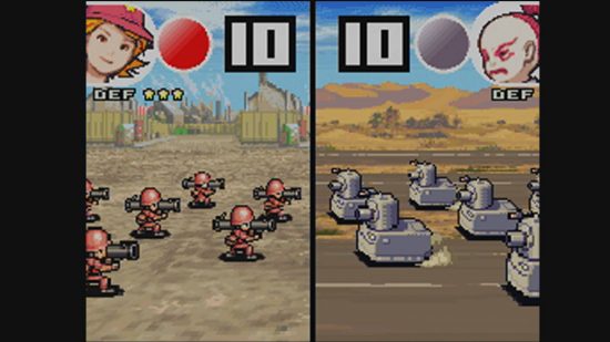 ベスト DS ゲーム: スクリーンショットは Nintendo DS ゲーム Advance Wars Dual Strike を示しています