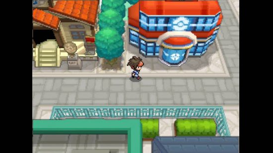 ベスト DS ゲーム: スクリーンショットは、ニンテンドー DS ゲーム『ポケットモンスター ブラック 2 および ホワイト 2』を示しています。