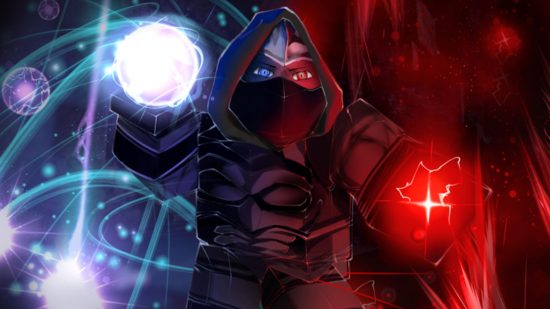 Nightmare Elementals コード ガイドのマントを着たデュアル ウィールディング魔法キャラクターのスクリーンショット