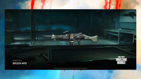 Call of Duty: Warzone Mobile のベスト武器ガイドのスクリーンショット (Buren MK9 を表示)