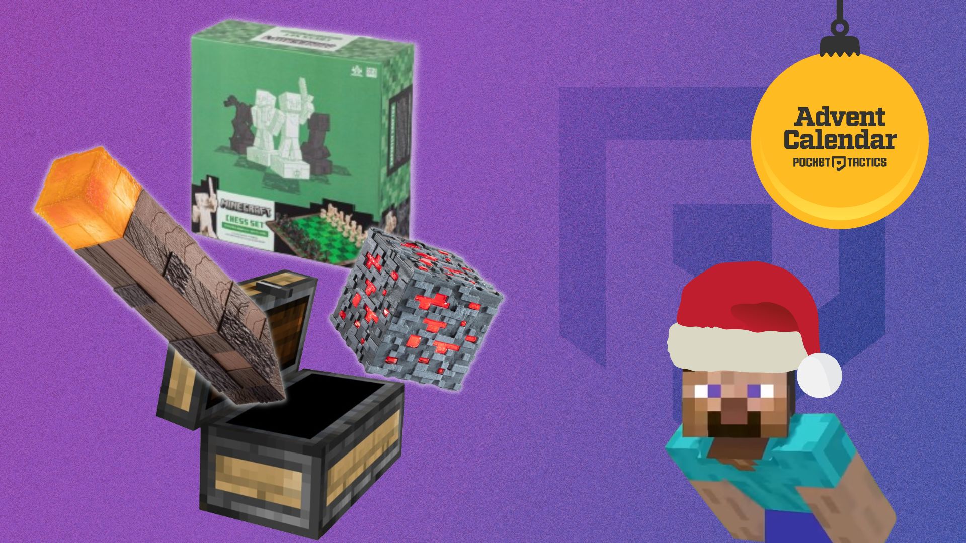 アドベント カレンダーで Noble Collection Minecraft グッズ バンドルを獲得しましょう
